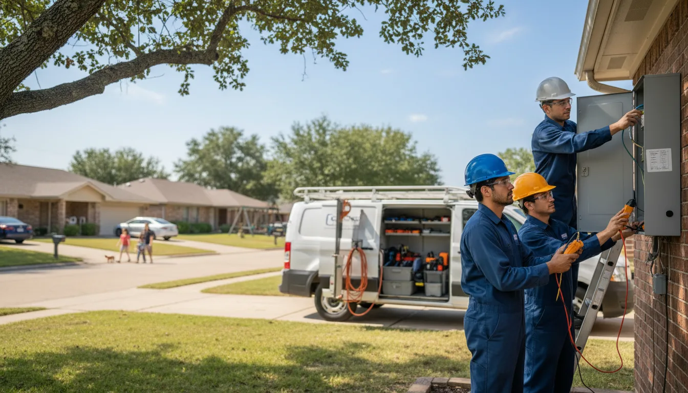 Certified electrician providing emergency electrical services in Pekin, IN
